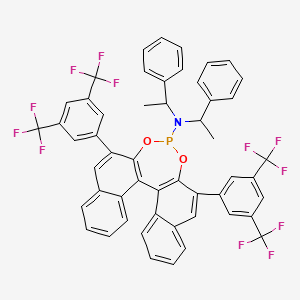 (11bR)-2,6-Bis(3,5-bis(trifluoromethyl)phenyl)-N,N-bis(1-phenylethyl)dinaphtho[2,1-d:1',2'-f][1,3,2]dioxaphosphepin-4-amine