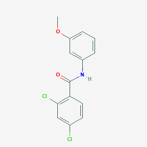 molecular formula C14H11Cl2NO2 B2836434 2,4-二氯-N-(3-甲氧基苯基)苯甲酰胺 CAS No. 198067-13-9