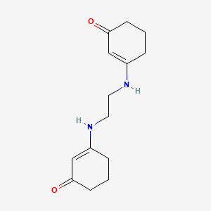 molecular formula C14H20N2O2 B2836436 3-((2-((3-Oxocyclohex-1-enyl)amino)ethyl)amino)cyclohex-2-EN-1-one CAS No. 1020252-36-1