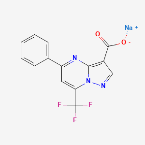 Sodium 5-phenyl-7-(trifluoromethyl)pyrazolo[1,5-a]pyrimidine-3-carboxylate