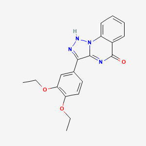 3-(3,4-diethoxyphenyl)[1,2,3]triazolo[1,5-a]quinazolin-5(4H)-one
