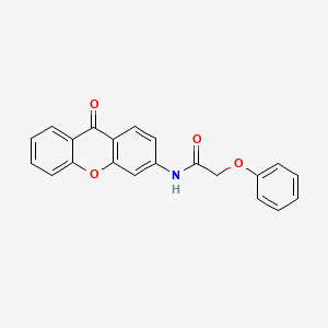 N-(9-oxo-9H-xanthen-3-yl)-2-phenoxyacetamide