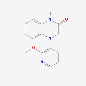 4-(2-Methoxypyridin-3-yl)-1,3-dihydroquinoxalin-2-one