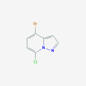 4-Bromo-7-chloropyrazolo[1,5-a]pyridine