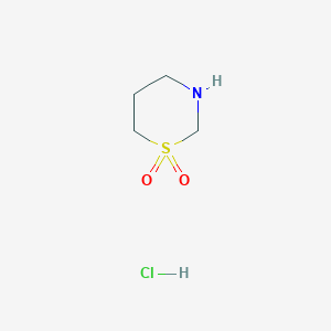1lambda6,3-Thiazinane-1,1-dione hydrochloride