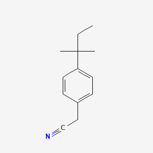 molecular formula C13H17N B2836531 2-(4-(Tert-pentyl)phenyl)acetonitrile CAS No. 200725-68-4