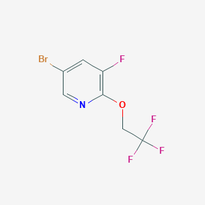 5-Bromo-3-fluoro-2-(2,2,2-trifluoroethoxy)pyridine
