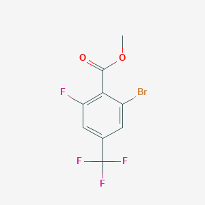 Methyl 2-bromo-6-fluoro-4-(trifluoromethyl)benzoate