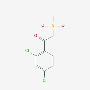 1-(2,4-Dichlorophenyl)-2-(methylsulfonyl)-1-ethanone