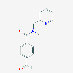 4-formyl-N-methyl-N-(pyridin-2-ylmethyl)benzamide