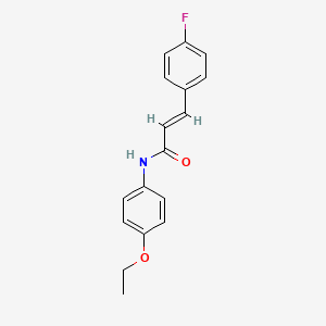 molecular formula C17H16FNO2 B2836651 N-(4-乙氧苯基)-3-(4-氟苯基)-2-丙烯酰胺 CAS No. 853347-64-5