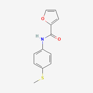 molecular formula C12H11NO2S B2836652 N-(4-(methylthio)phenyl)furan-2-carboxamide CAS No. 899014-94-9