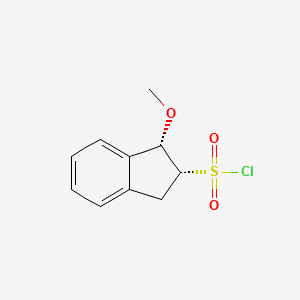 (1S,2R)-1-Methoxy-2,3-dihydro-1H-indene-2-sulfonyl chloride