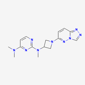 N2,N4,N4-trimethyl-N2-(1-{[1,2,4]triazolo[4,3-b]pyridazin-6-yl}azetidin-3-yl)pyrimidine-2,4-diamine