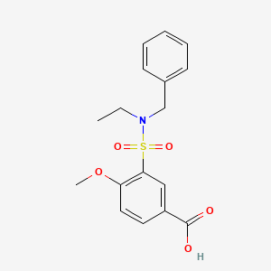 3-[Benzyl(ethyl)sulfamoyl]-4-methoxybenzoic acid