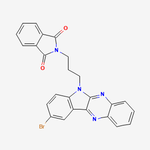 2-[3-(9-bromo-6H-indolo[2,3-b]quinoxalin-6-yl)propyl]-1H-isoindole-1,3(2H)-dione