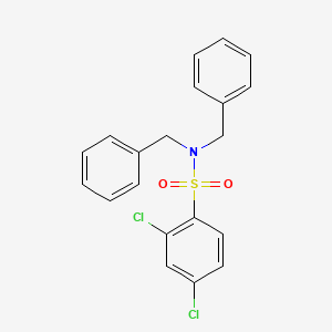 molecular formula C20H17Cl2NO2S B2836719 N,N-dibenzyl-2,4-dichlorobenzene-1-sulfonamide CAS No. 1087640-65-0