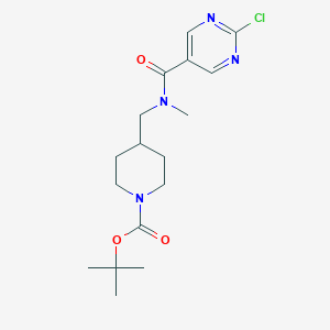 Tert-butyl 4-[[(2-chloropyrimidine-5-carbonyl)-methylamino]methyl]piperidine-1-carboxylate