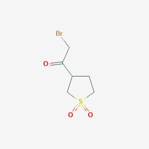 3-(2-Bromoacetyl)-1lambda6-thiolane-1,1-dione