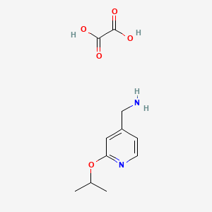 molecular formula C11H16N2O5 B2836736 (2-Isopropoxypyridin-4-yl)methanamine oxalate CAS No. 2034261-50-0