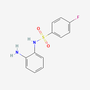 N-(2-aminophenyl)-4-fluorobenzene-1-sulfonamide