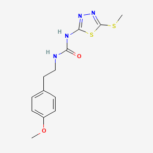 1-(4-Methoxyphenethyl)-3-(5-(methylthio)-1,3,4-thiadiazol-2-yl)urea