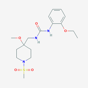 1-(2-Ethoxyphenyl)-3-[(1-methanesulfonyl-4-methoxypiperidin-4-yl)methyl]urea