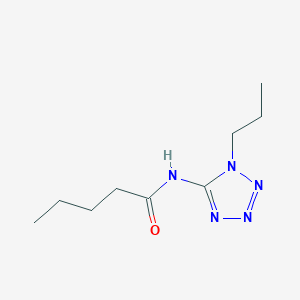N-(1-propyl-1H-tetraazol-5-yl)pentanamide