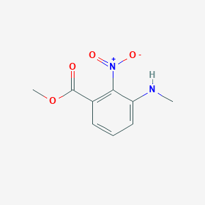 molecular formula C9H10N2O4 B2836794 Methyl 3-(methylamino)-2-nitrobenzoate CAS No. 1504570-51-7