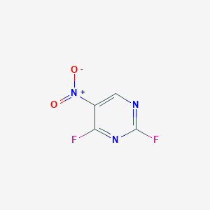 molecular formula C4HF2N3O2 B2836815 2,4-Difluoro-5-nitropyrimidine CAS No. 40858-82-0