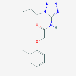 2-(2-methylphenoxy)-N-(1-propyl-1H-tetraazol-5-yl)acetamide
