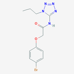 2-(4-bromophenoxy)-N-(1-propyl-1H-tetraazol-5-yl)acetamide