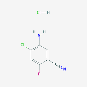 5-Amino-4-chloro-2-fluorobenzonitrile hydrochloride