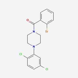 molecular formula C17H15BrCl2N2O B2836892 1-(2-Bromobenzoyl)-4-(2,5-dichlorophenyl)piperazine CAS No. 923245-72-1
