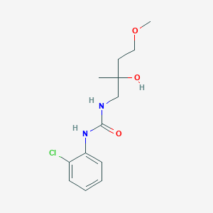 molecular formula C13H19ClN2O3 B2837051 1-(2-Chlorophenyl)-3-(2-hydroxy-4-methoxy-2-methylbutyl)urea CAS No. 1911912-20-3
