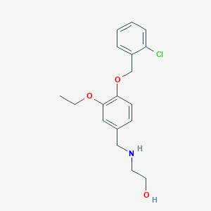 2-({4-[(2-Chlorobenzyl)oxy]-3-ethoxybenzyl}amino)ethanol