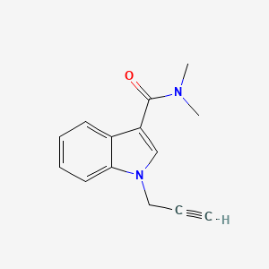 B2837067 N,N-Dimethyl-1-prop-2-ynylindole-3-carboxamide CAS No. 2379997-59-6