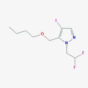 5-(butoxymethyl)-1-(2,2-difluoroethyl)-4-iodo-1H-pyrazole