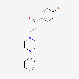 1-(4-Bromophenyl)-3-(4-phenylpiperazin-1-yl)propan-1-one