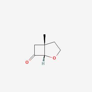 molecular formula C7H10O2 B2837137 (1S,5S)-5-methyl-2-oxabicyclo[3.2.0]heptan-7-one CAS No. 1627953-25-6