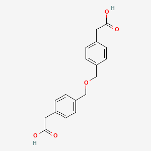 molecular formula C18H18O5 B2837189 二(4-羧甲基)苄基醚 CAS No. 1951439-96-5