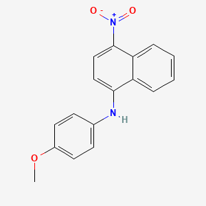 molecular formula C17H14N2O3 B2837221 n-(4-Methoxyphenyl)-4-nitronaphthalen-1-amine CAS No. 934844-91-4