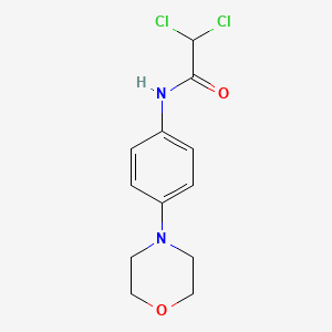 molecular formula C12H14Cl2N2O2 B2837279 2,2-dichloro-N-(4-morpholinophenyl)acetamide CAS No. 251096-80-7