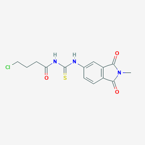 N-(4-chlorobutanoyl)-N'-(2-methyl-1,3-dioxo-2,3-dihydro-1H-isoindol-5-yl)thiourea