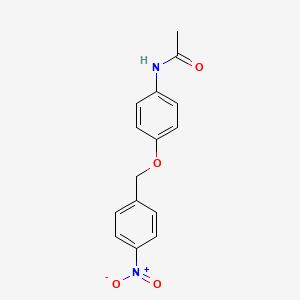 molecular formula C15H14N2O4 B2837302 N-(4-((4-硝基苄氧)苯基)乙酰胺 CAS No. 26258-24-2