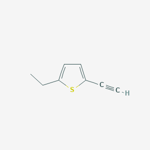 molecular formula C8H8S B2837314 2-Ethyl-5-ethynyl-thiophene CAS No. 1057670-00-4