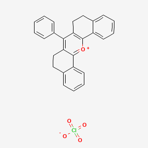 7-phenyl-5H,6H,8H,9H-dibenzo[c,h]xanthenium perchlorate