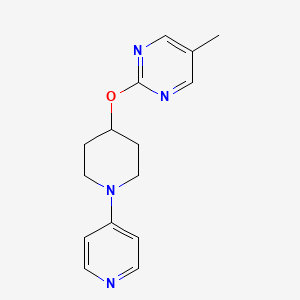 5-Methyl-2-(1-pyridin-4-ylpiperidin-4-yl)oxypyrimidine