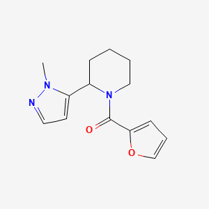 Furan-2-yl-[2-(2-methylpyrazol-3-yl)piperidin-1-yl]methanone