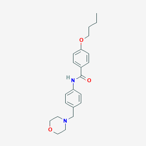 4-butoxy-N-[4-(4-morpholinylmethyl)phenyl]benzamide